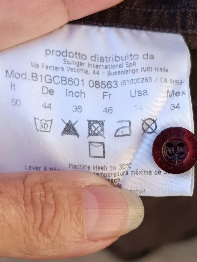 Camisa Versace Jeans Gris Talla L