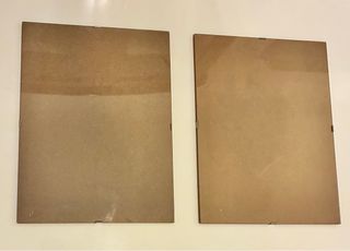 2 Cornici a giorno in vetro 30 x 40