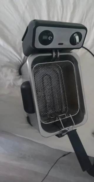 Freidora de acero inoxidable