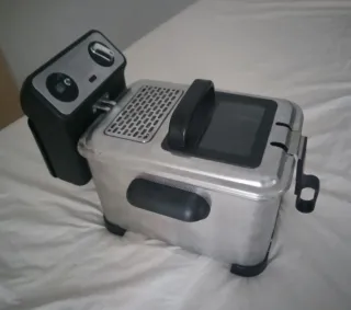 Freidora de acero inoxidable