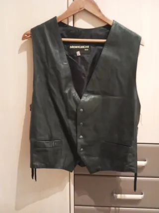 Chaleco de Piel MORICOCCHI Negro