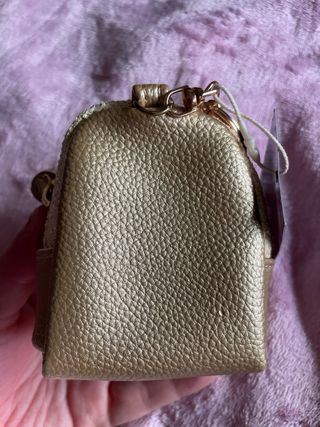 Pack Monedero bolso dorado y multicolor