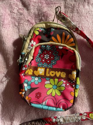 Pack Monedero bolso dorado y multicolor