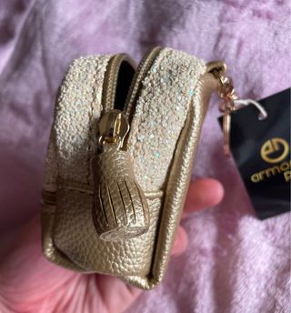 Pack Monedero bolso dorado y multicolor