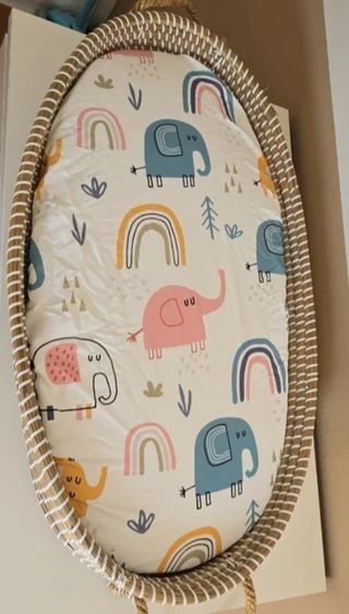 Cambiador bebé mimbre como nuevo