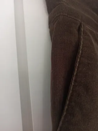 Falda Zara Botones Marrón