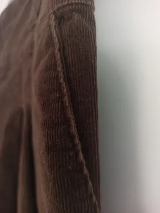 Falda Zara Botones Marrón