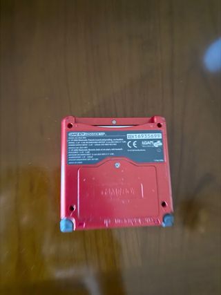 Nintendo Game Boy Advance SP Roja