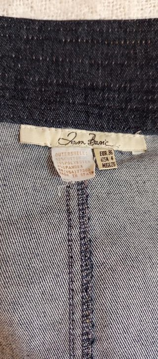 Mini falda vaquera Zara T.36 Y2K