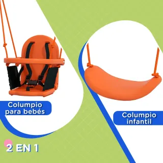 Columpio para niños con silla