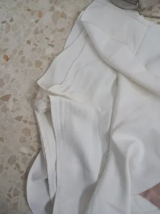 Conjunto Top y Falda-Pantalón Rosa y Blanco