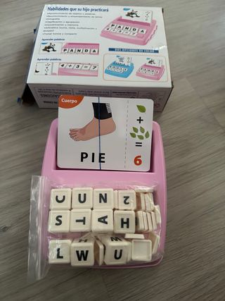 Juguete educativo 2 en 1: letras y números