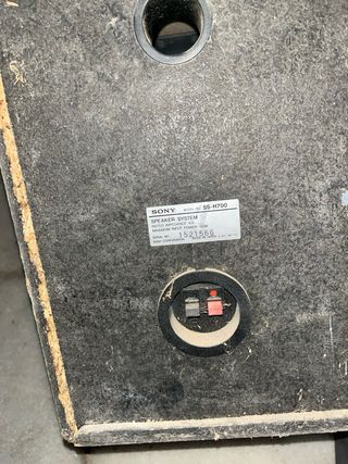 Altavoces Sony Negros