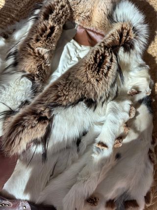 Abrigo de piel natural – estilo fashion