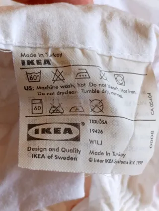 Cubrecama Ikea Algodón Cama 90