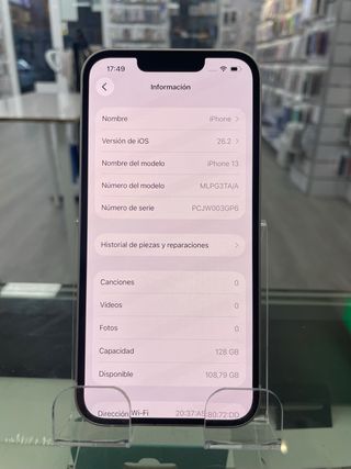 iPhone 13 128GB Blanco - Garantía
