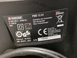 Aspiradora Parkside Húmedo/Seco
