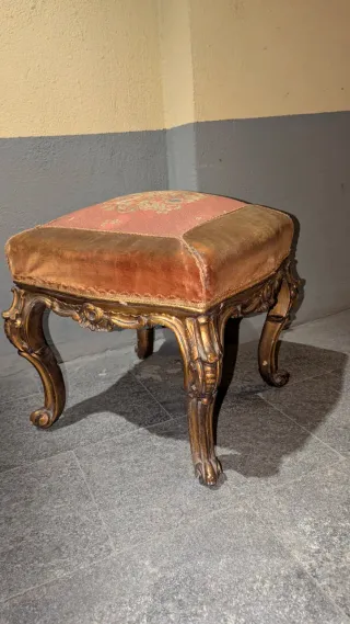 Coppia Sgabelli Antichi