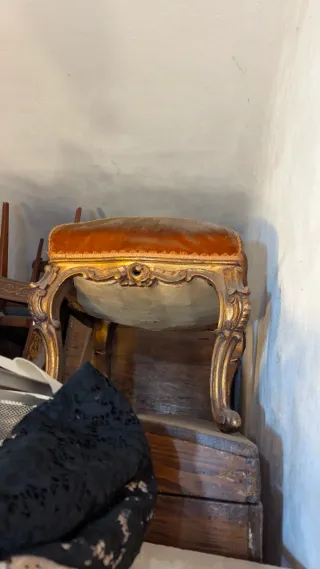 Coppia Sgabelli Antichi