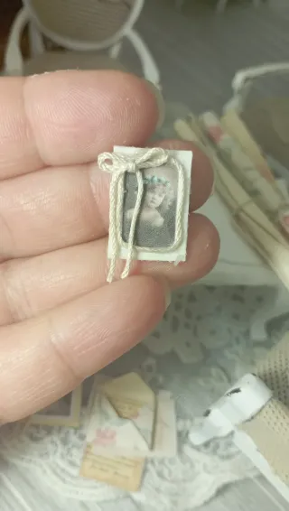 Set Lettere e Foto Miniatura 1:12