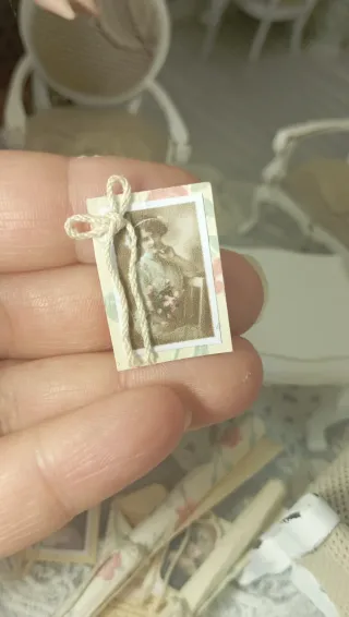 Set Lettere e Foto Miniatura 1:12