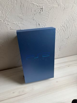 PlayStation 2 Azul + Juegos + Volante + Mandos