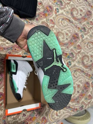 Zapatillas Jordan Blancas y Menta