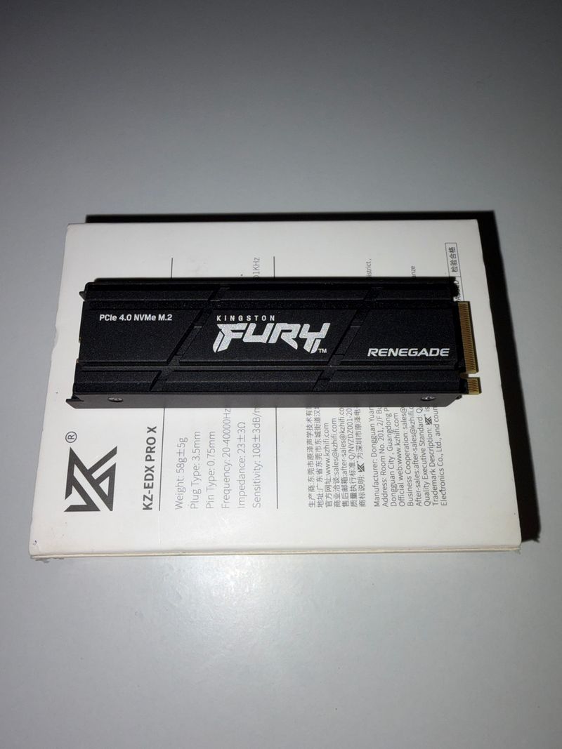 SSD Kingston Fury Renegade NVMe PCIe 4.0 1TB
