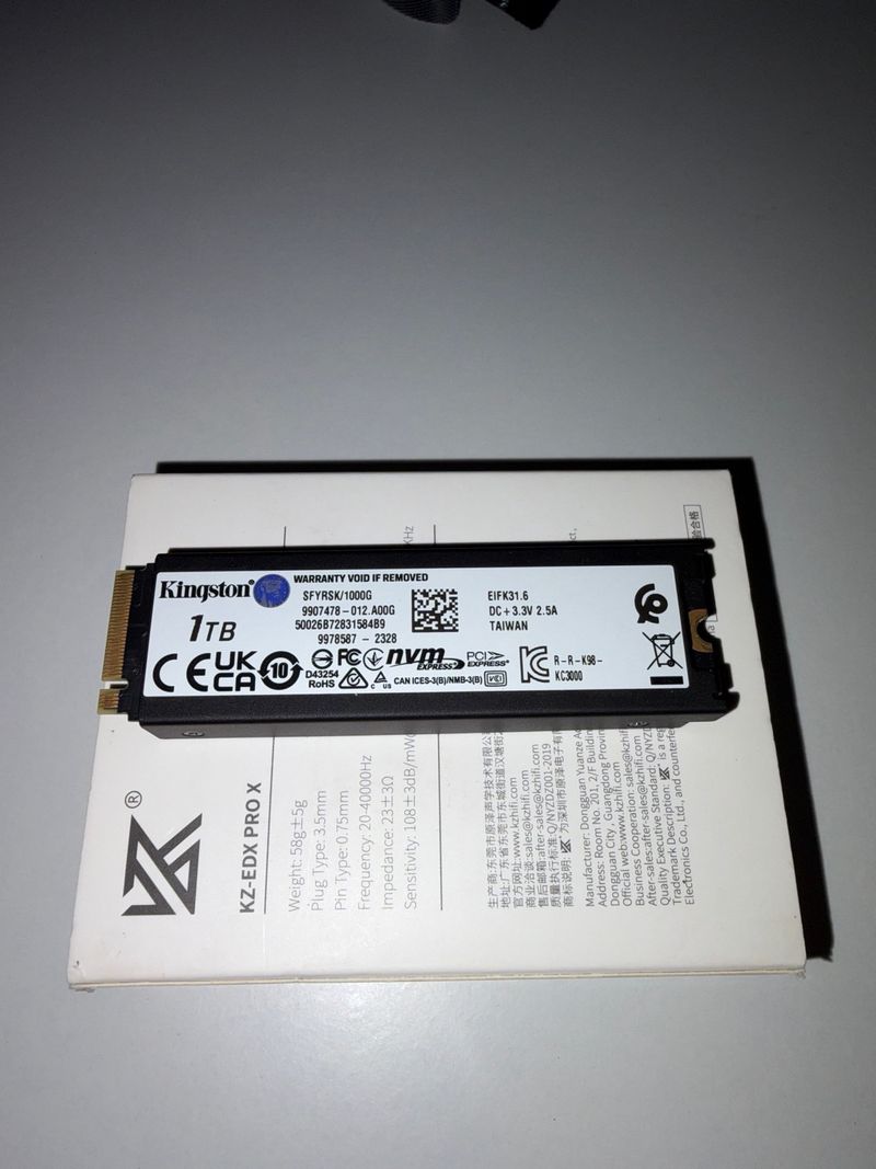 SSD Kingston Fury Renegade NVMe PCIe 4.0 1TB afbeelding 2