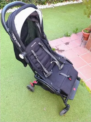 Silla Maclaren Atom Negra niños