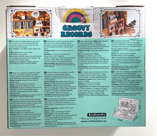 Miniatura tienda discos Groovy Records luz Led