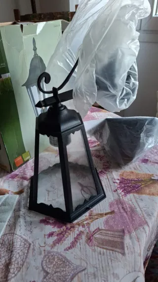 Lámpara Exterior Massive Negra