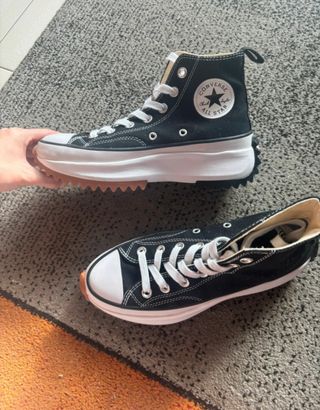 Converse Run Star Hike Plataforma Negras Original