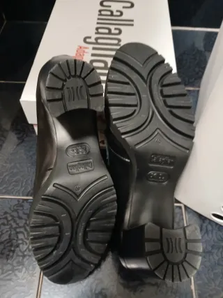Scarpe Callaghan donna pelle nere n.40