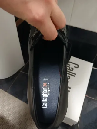 Scarpe Callaghan donna pelle nere n.40