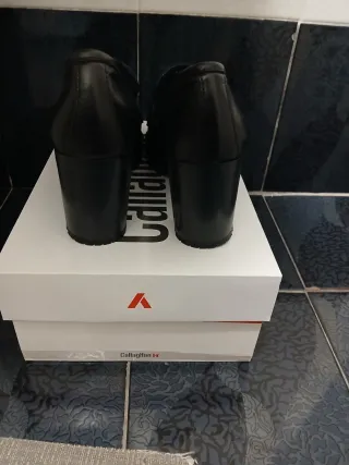 Scarpe Callaghan donna pelle nere n.40