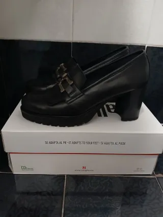 Scarpe Callaghan donna pelle nere n.40