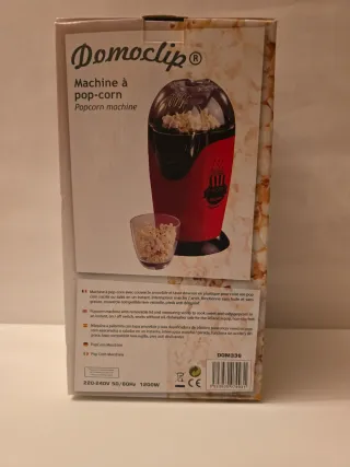 Macchina Popcorn Domoclip 1200W