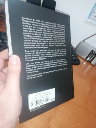 Libro: LA ÚLTIMA GOTA. LA NOVELA DEL CASO MALAYA