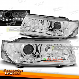 FAROS LUZ DIURNA CROMADA compatible con VW PASSAT