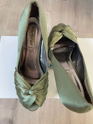 Tacones Pilar Burgos Verdes