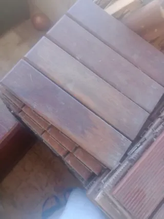 74 Baldosas de madera