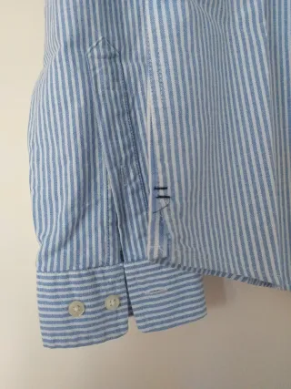 Camisa de rayas azul GREEN COAST Talla M