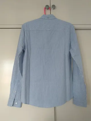 Camisa de rayas azul GREEN COAST Talla M