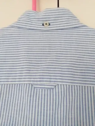 Camisa de rayas azul GREEN COAST Talla M