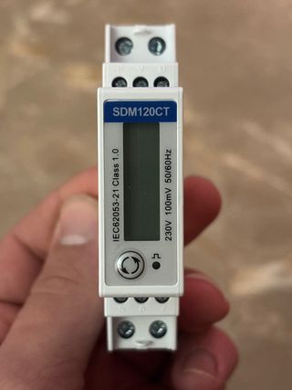 Medidor de energía SDM120CT