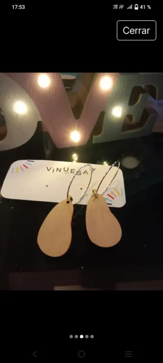 Pendientes Vinuesa Morados