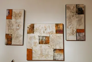 Conjunto de 3 cuadros decorativos