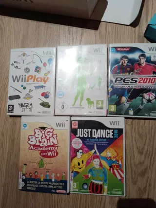 Consola Wii + Accesorios + Juegos