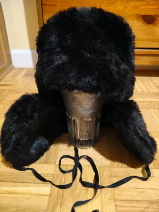 Gorro Aviador Pelo Negro